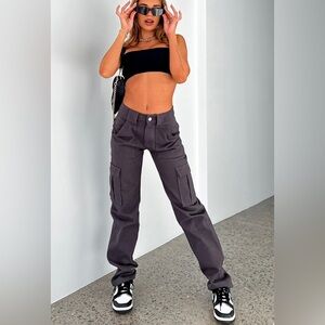 NWT White Fox Someone to you cargo pants charcoal size large